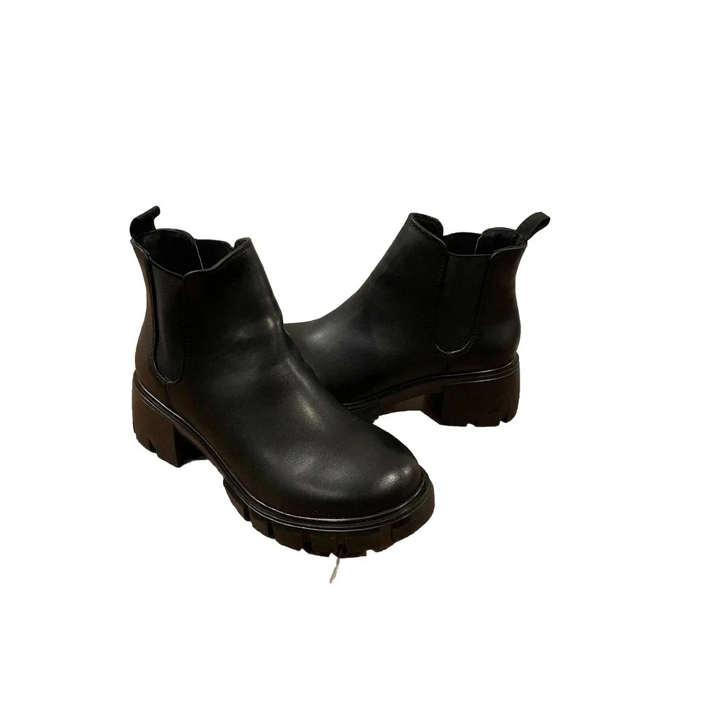 Steve Madden Hamlet Black Women's Ankle Boots 8M